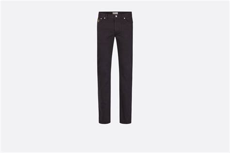 dior 943ds01a4714581|Stretch cotton jeans, selvedge details .